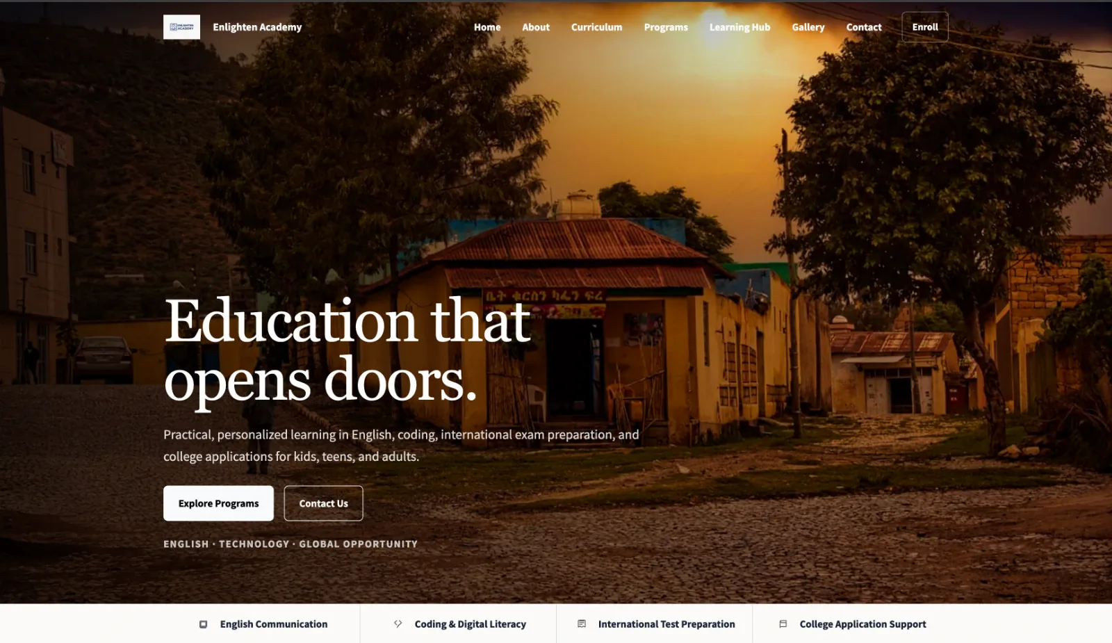 EnlightenHMLA learning platform